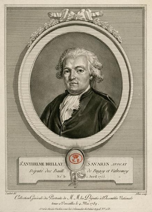 Jean Anthelme Brillat-Savarin (1755 - 1826) 