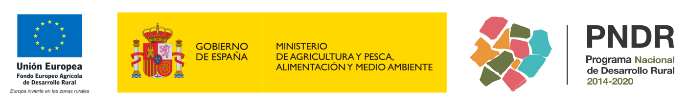 Fondo Europeo Agrícola de Desarrollo Rural (FEADER) y al 20% por fondos de la Administración General del Estado (AGE). 